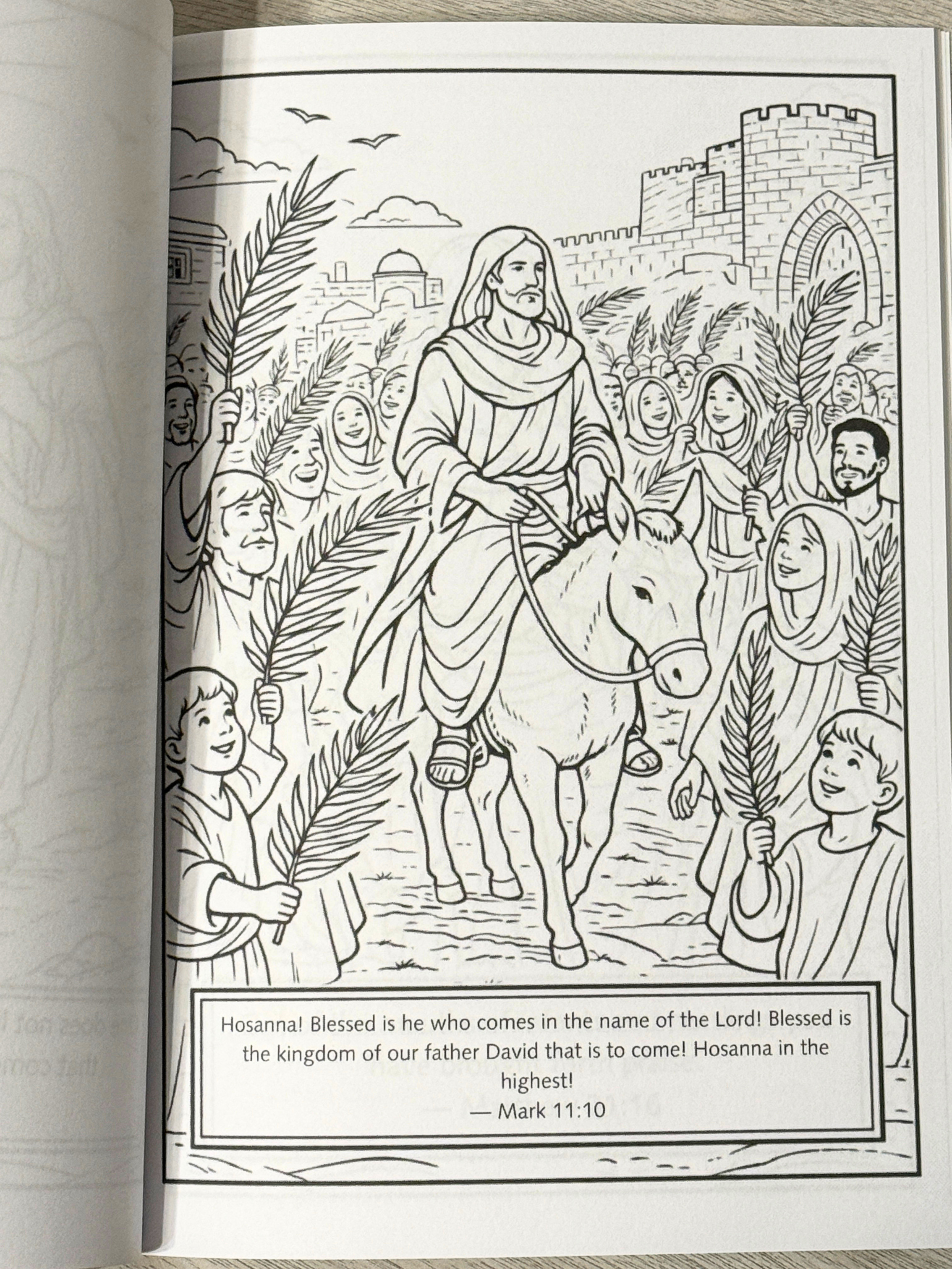 The Passion of Jesus Christ Coloring Book