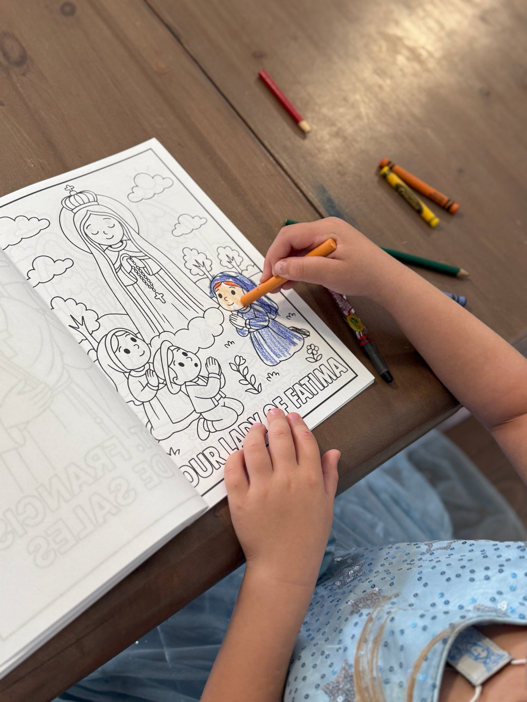 Coloring with the Saints