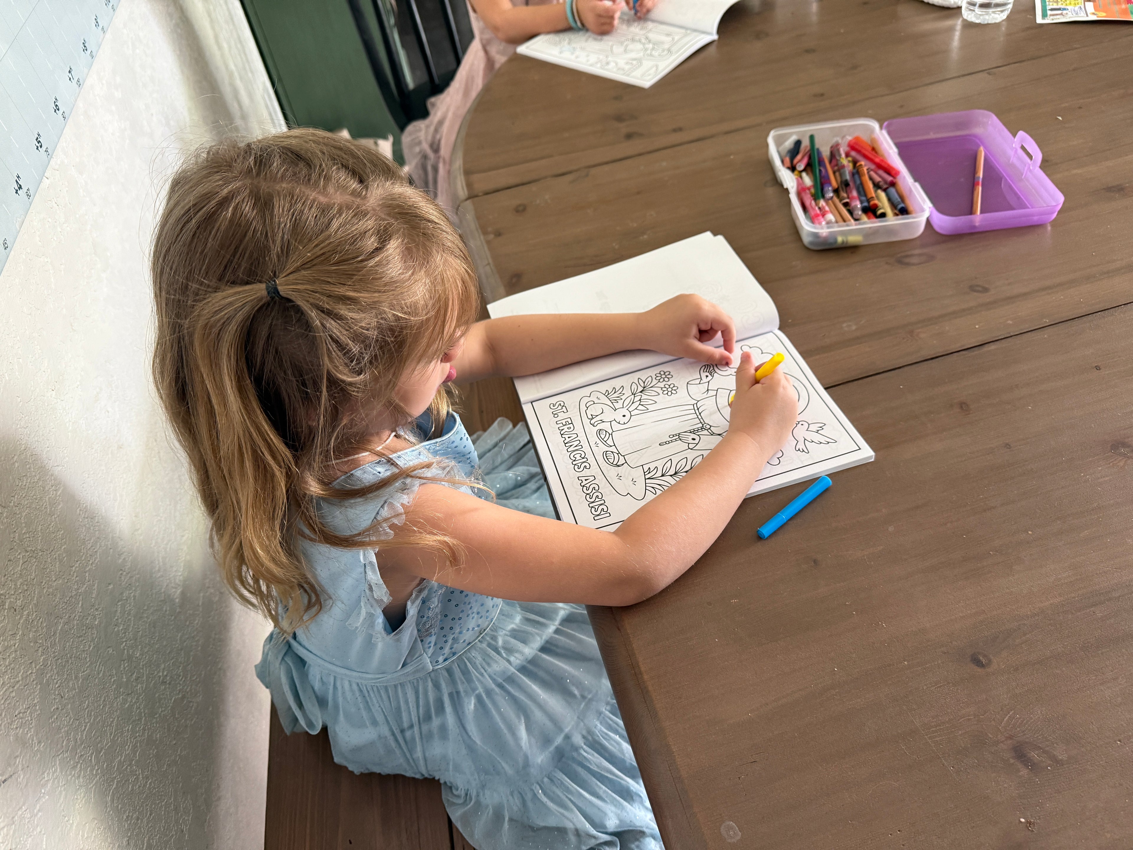 Coloring with the Saints