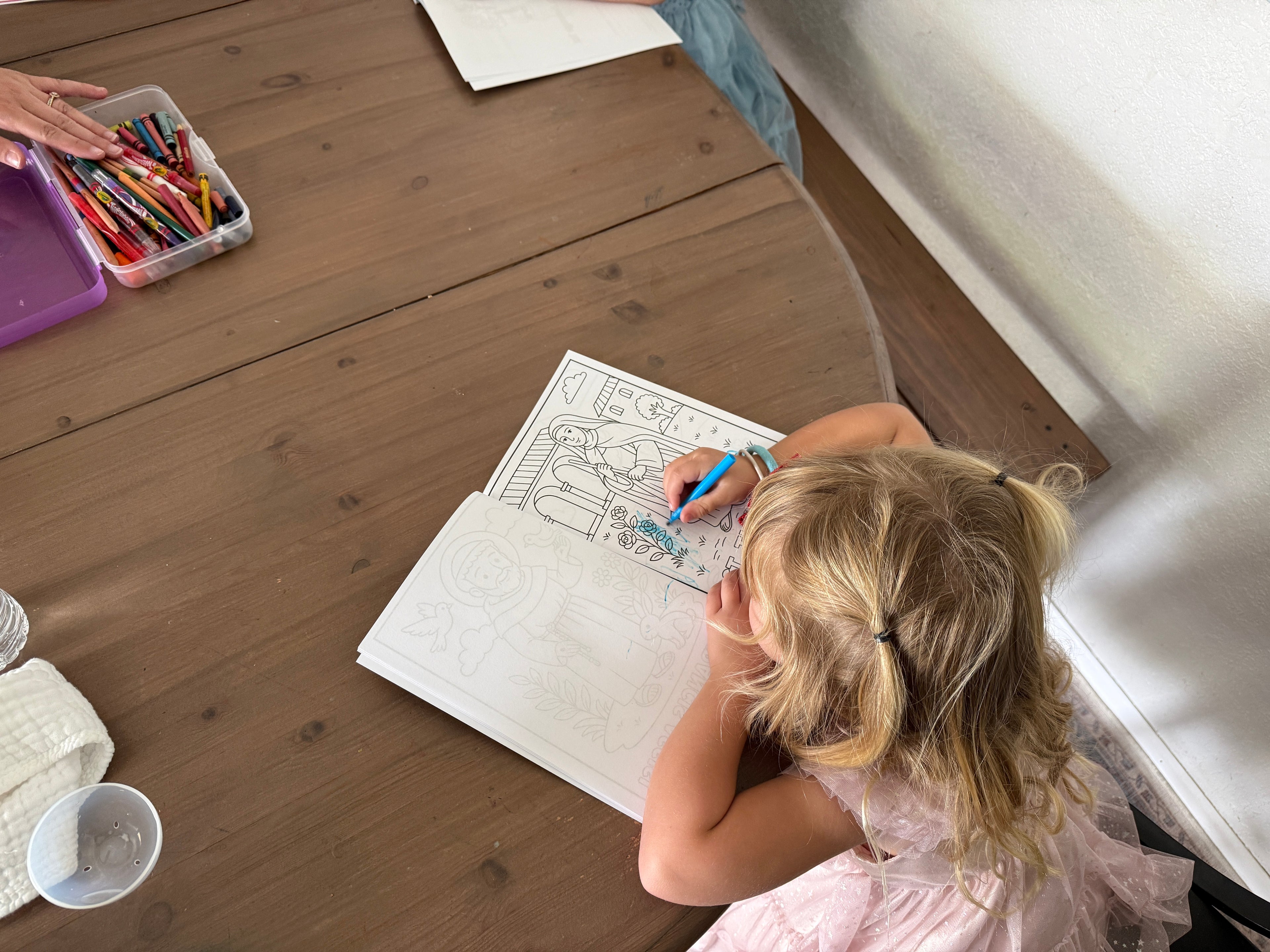 Coloring with the Saints