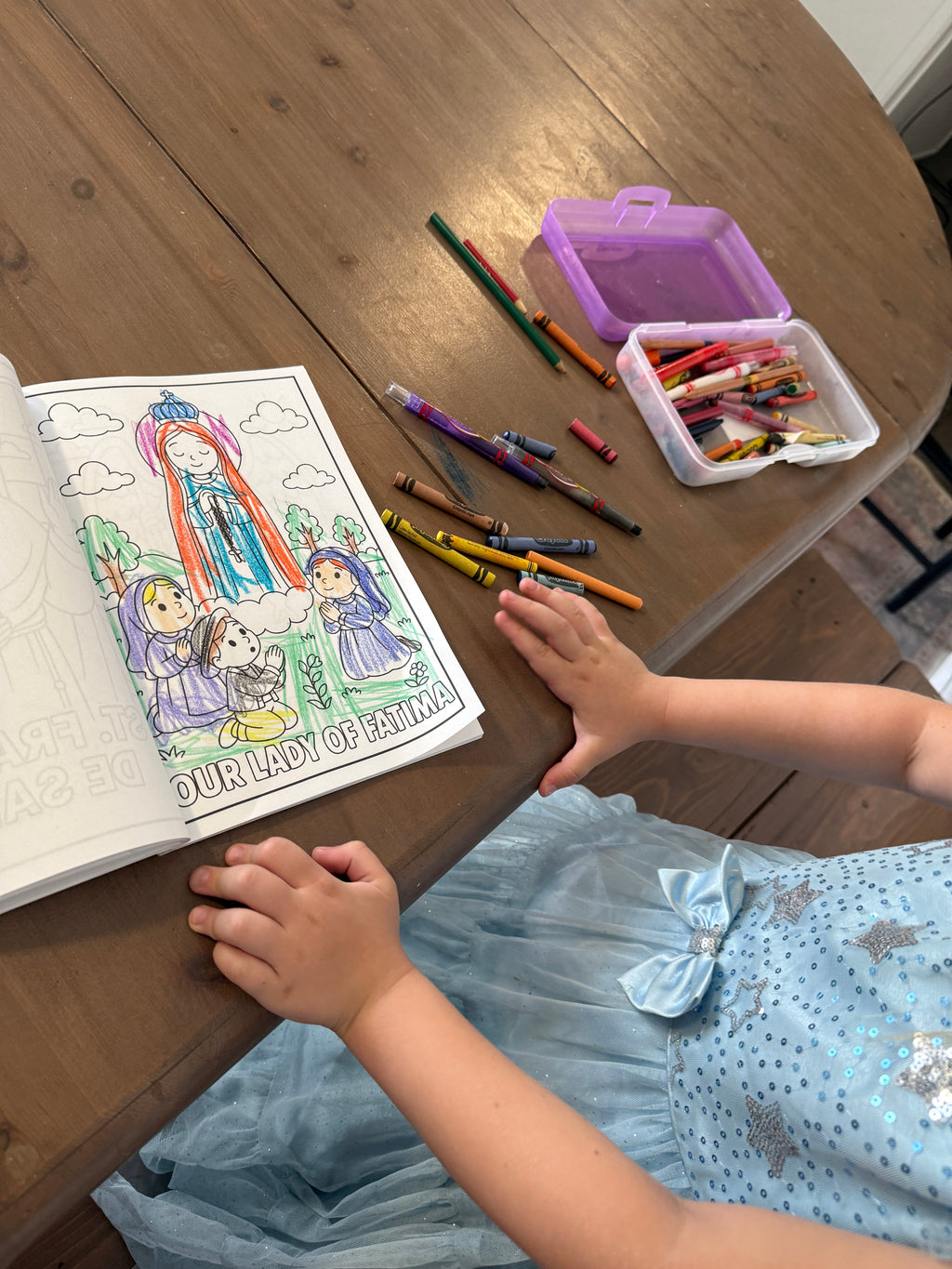 Coloring with the Saints
