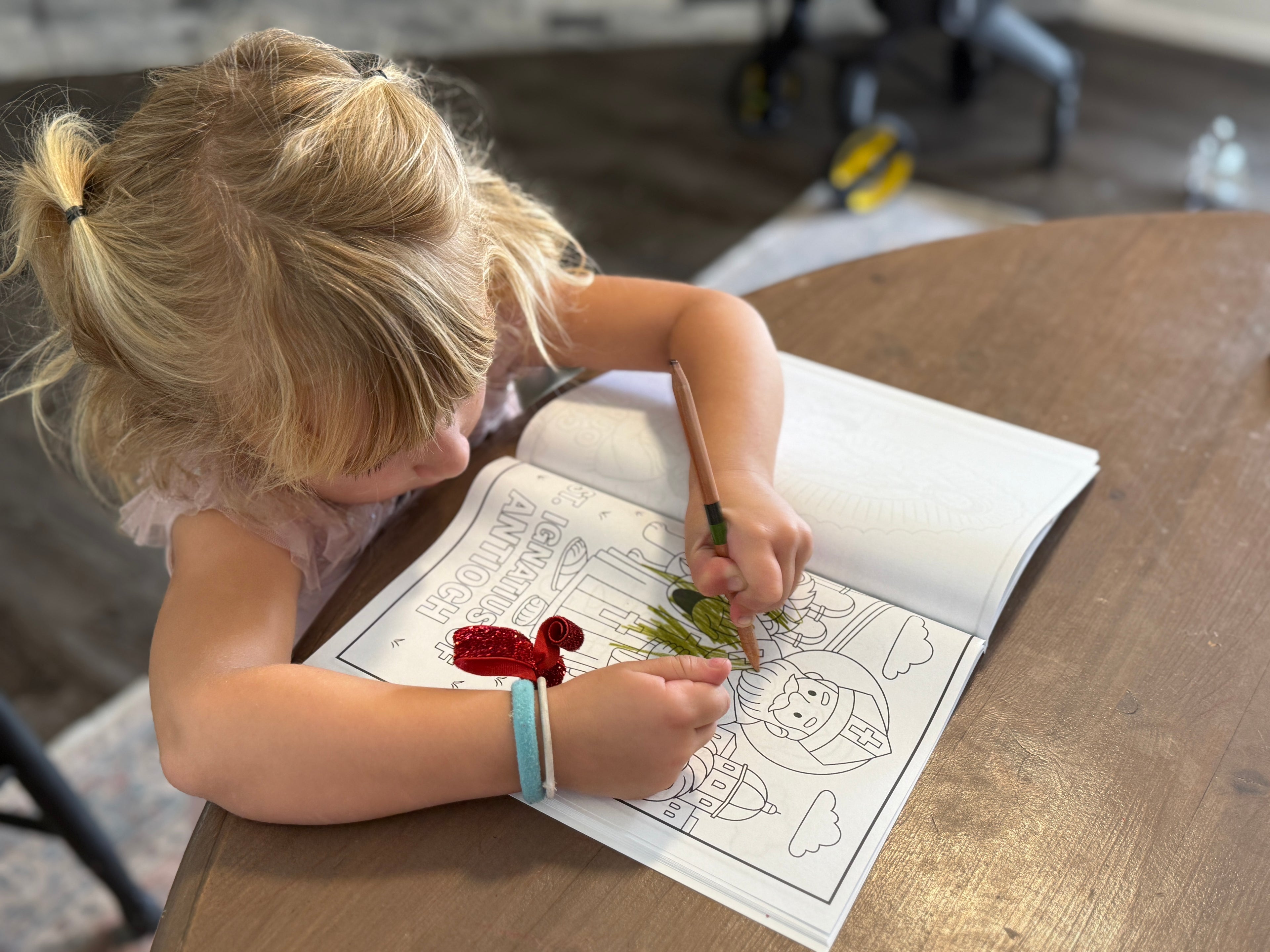 Coloring with the Saints