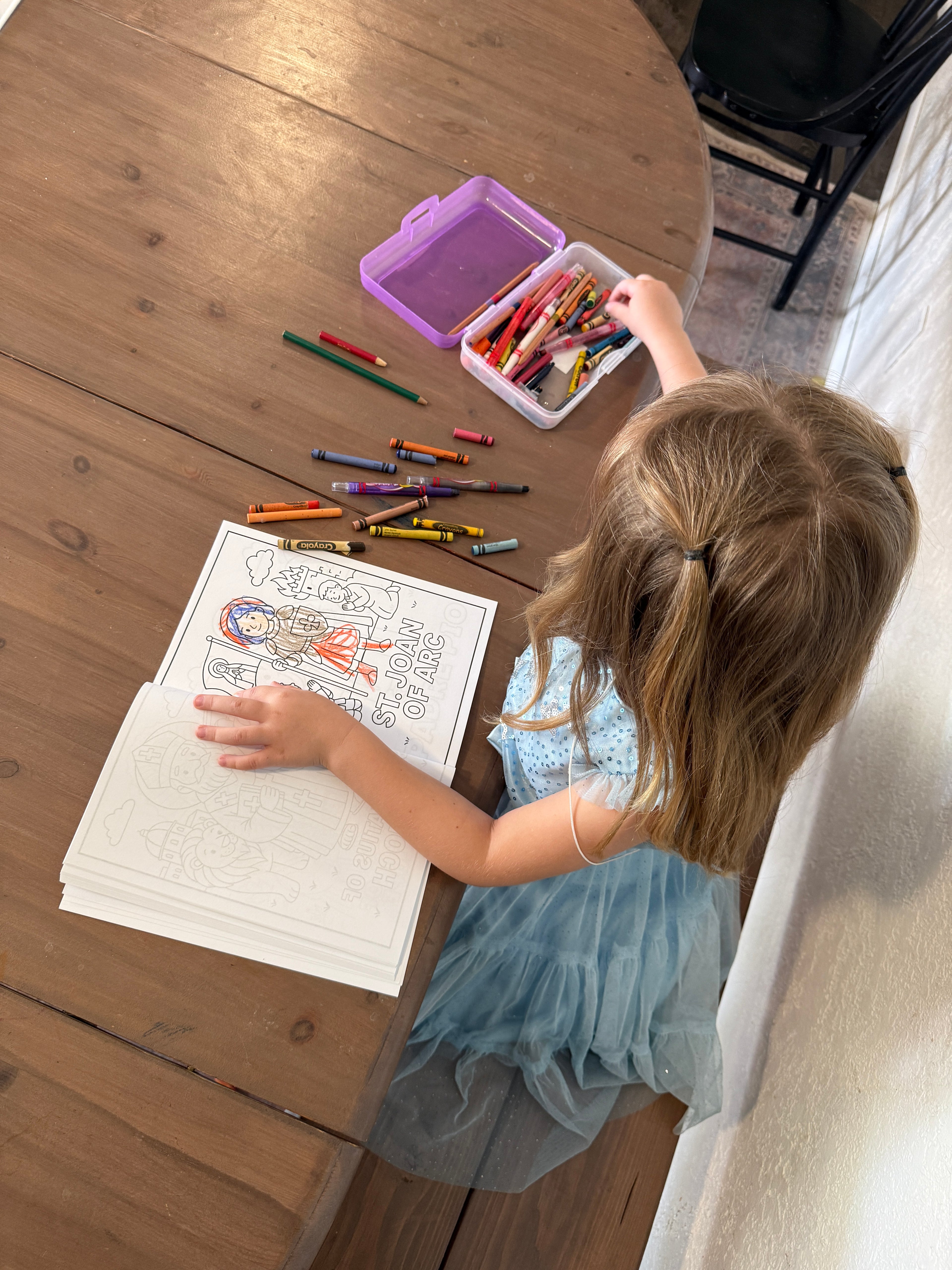 Coloring with the Saints