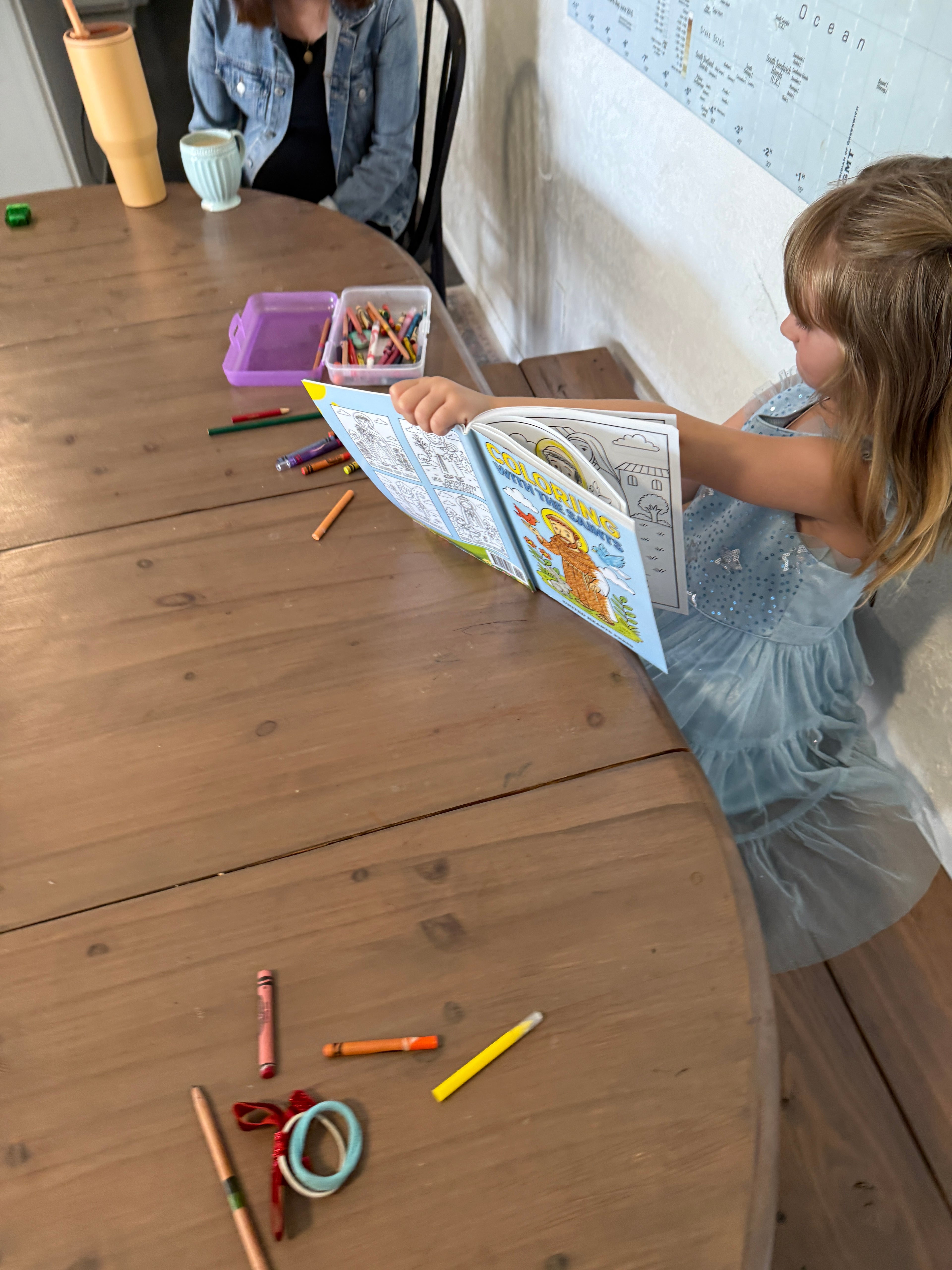 Coloring with the Saints