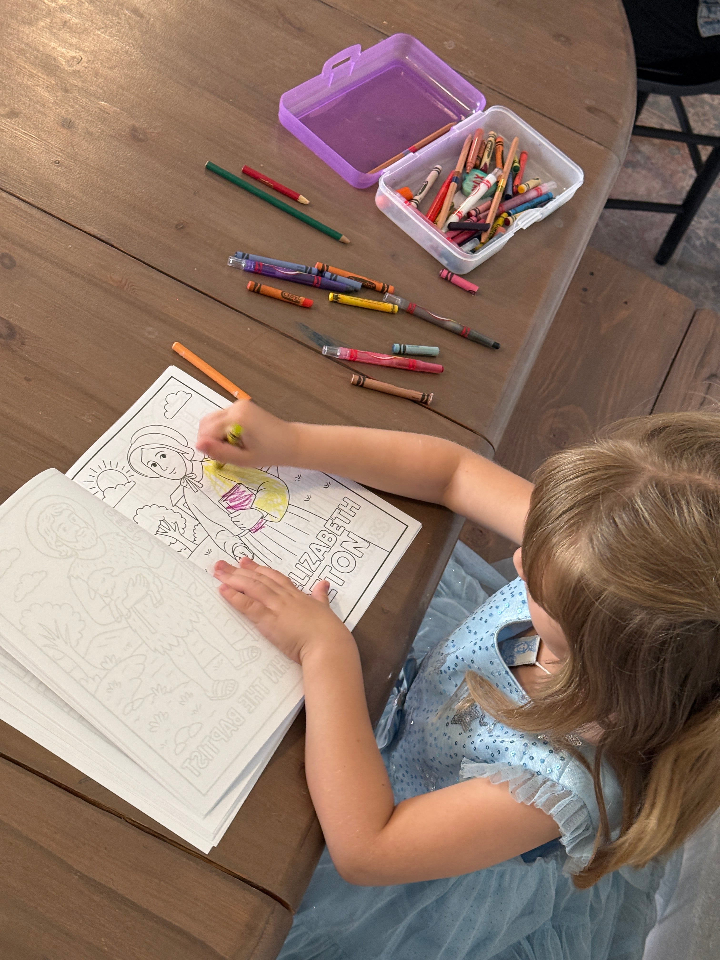 Coloring with the Saints