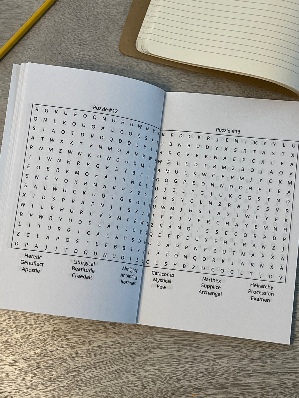 Catholic Word Search Puzzle Book