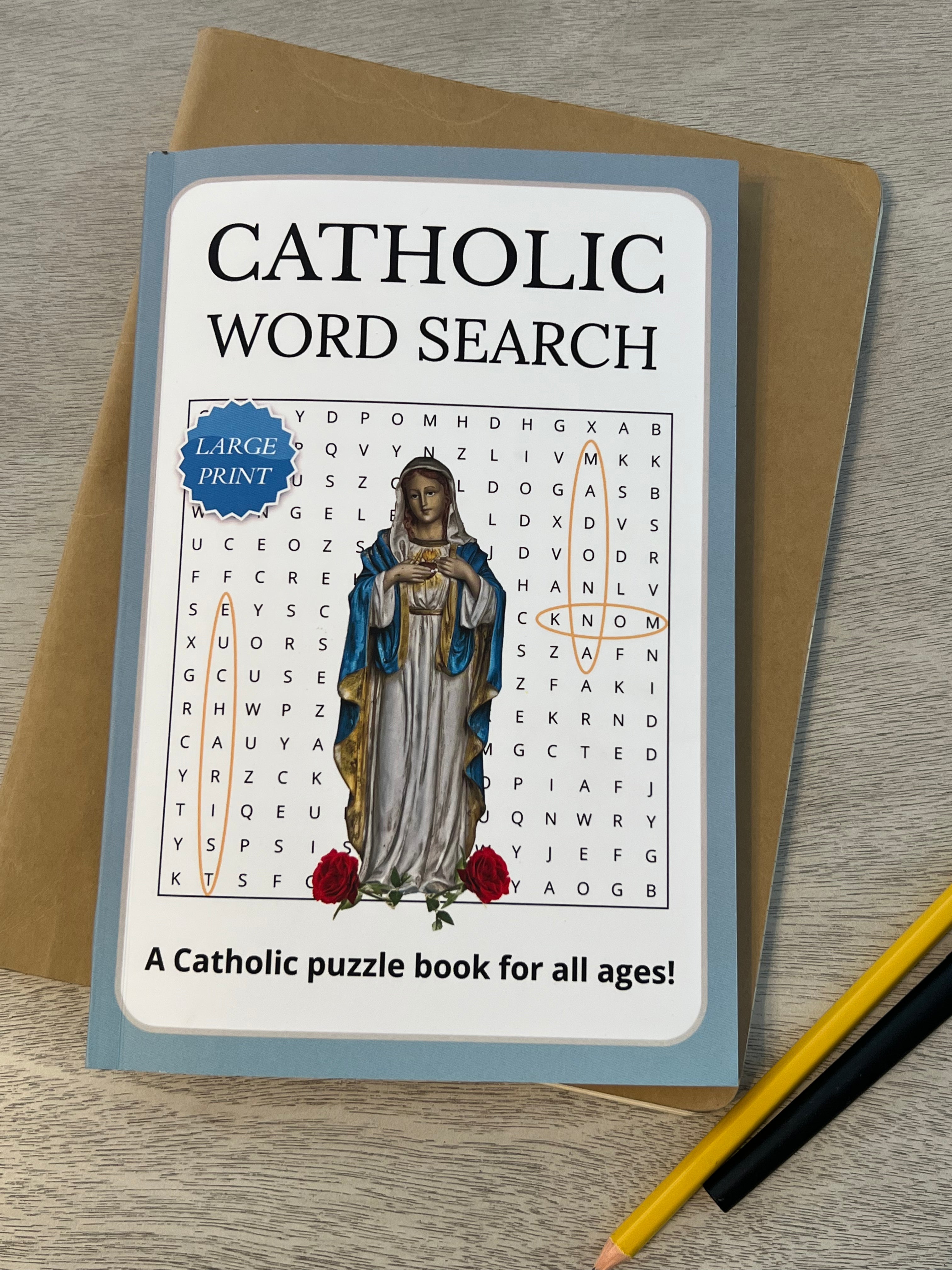 Catholic Word Search Puzzle Book